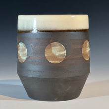Load image into Gallery viewer, Black clay tumblers
